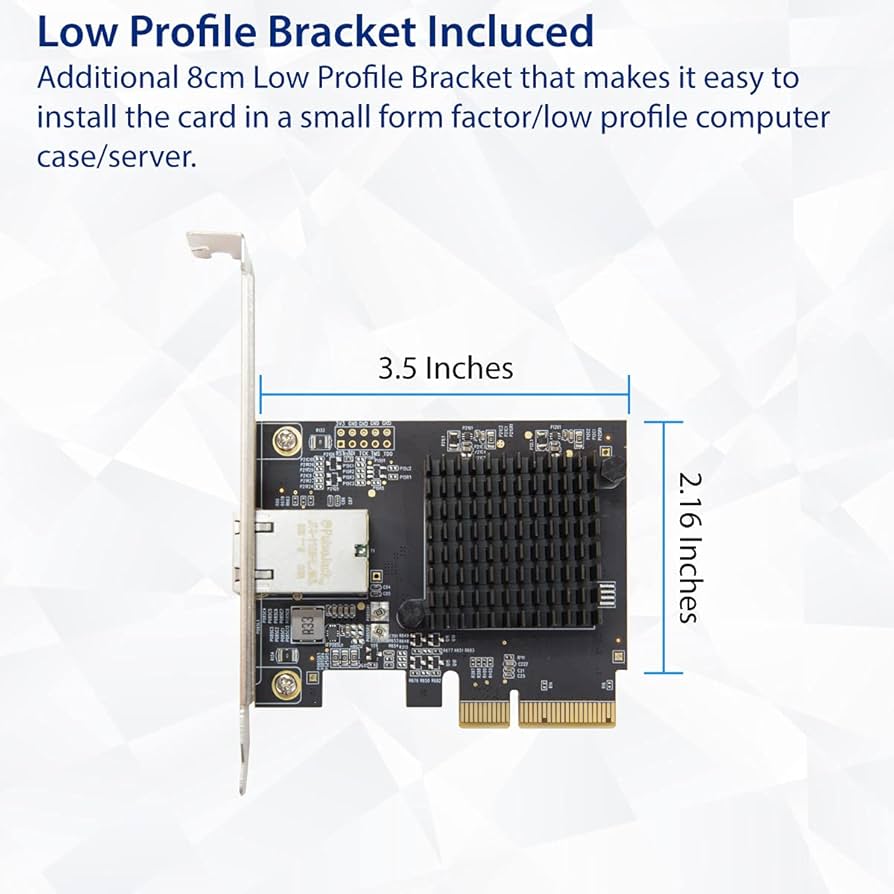PCIE 3.0 4X 10G ネットワーク カード AQC107 PCIe 3.0 4X 10G 5G 2.5G 1G Gigabit LAN ETHERNET RJ45